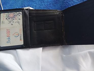 bos kisə: Qara rəngli kişi pulqabısı – CZ Collection - Material: hamar — 3