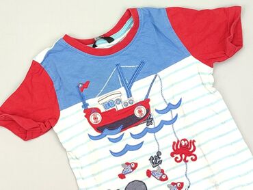 T-shirts: T-shirt, George, 1.5-2 years, 86-92 cm, condition - Good