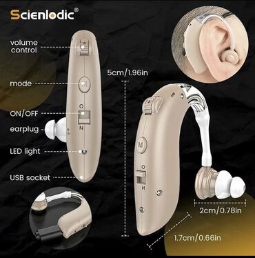 Медтовары: Слуховой аппарат Перезаряжаемый Перезаряжаемый усилитель слухового