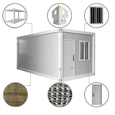 Контейнеры: Модульные контейнерные здания из сэндвич‑панелей Размеры: 6*3м, 6*4м — 9
