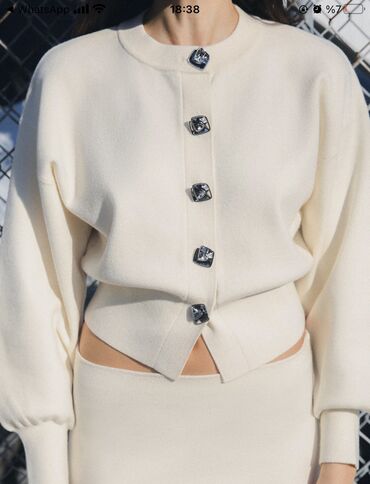 Pencəklər: Sviter, Zara, S (EU 36), M (EU 38), L (EU 40), rəng - Bej