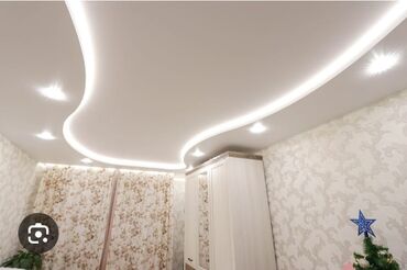 Натяжной потолок: Натяжной потолок Глянцевое, Матовое, 3D потолки Гарантия, Бесплатная консультация, Бесплатный замер — 6