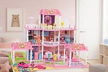 bager igracka za decu: Velika kuća za lutke – Princess House Assembly Set, 244 delova - — 4