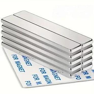 rucni nosko: Jaki neodimijumski magnetni šipkasti magneti 50x10x3mm T-32. CENA: 1 — 8