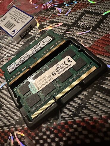 Videokartlar: Operativ yaddaş (RAM) Kingston, 8 GB, 1600 Mhz, DDR3, Noutbuk üçün, Yeni