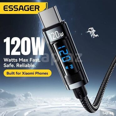 Kabellər: Kabel Xiaomi, Type C (USB-C), Yeni — 2