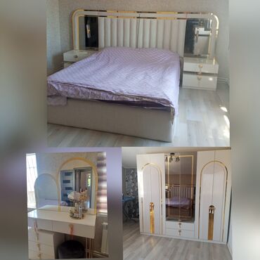 Yataq otağı dəstləri: Yataq Desti 1200 azn satilir‼️dest yeni kimidir matras var baza yoxdur