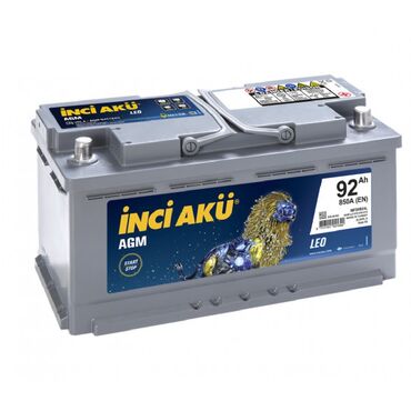 Akkumulyatorlar: Inci Akü, 60 ah, Orijinal, Türkiyə, Yeni — 12