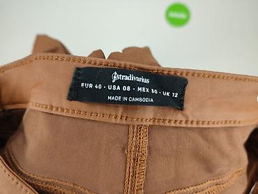 edwin jeans: Stradivarius, Spodnie materiałowe damskie, rozmiar L — 4