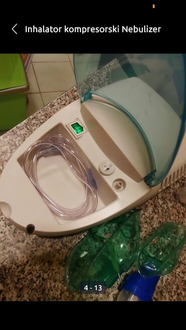 Inhalatori, nebulizatori: Inhalator kompresorski dobar Nebulizer sa novom maskom i rasprskivačem na lalafo.rs — 11 Inhalatori, nebulizatori: Inhalator kompresorski dobar Nebulizer sa novom maskom i rasprskivačem — 11