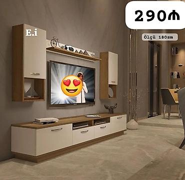 televizor pastavka alcipan: Yeni, Düz TV altlığı, Polkalı — 1