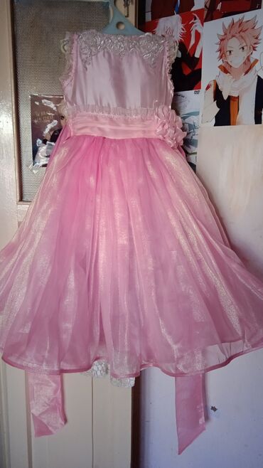 Детское платье, цвет - Розовый