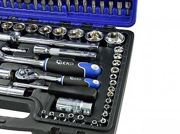Setovi ručnog alata: GEKO set alata u koferu – komplet nasadnih ključeva i bitova - — 3