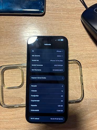irsad electronics iphone 12 pro max: IPhone 14 Pro Max, 128 GB, Deep Purple, Face ID — 5