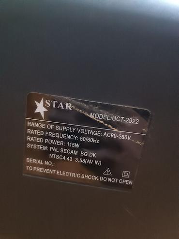 tv antena: STAR televizor, model UCT-2922 Xüsusiyyətlər: - Korpus: gümüş rəngli — 3