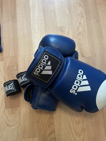 Маски, очки: Məhsul: Adidas boks əlcəkləri + Everlast bilək sarğıları - Brend