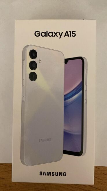samsung galaxy a56 qiymeti: Samsung Galaxy A15, 128 GB, rəng - Ağ, Barmaq izi, İki sim kartlı