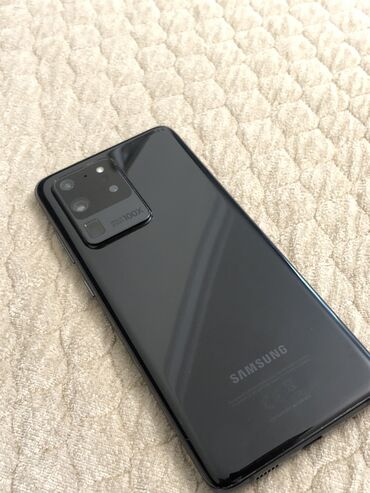 Samsung: Samsung Galaxy S20 Ultra, 128 GB, rəng - Qara, Simsiz şarj