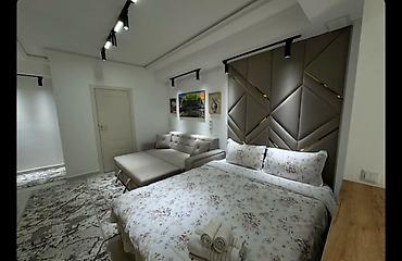 Посуточная аренда квартир: 1 комната, Душевая кабина, Постельное белье, Кондиционер — 3