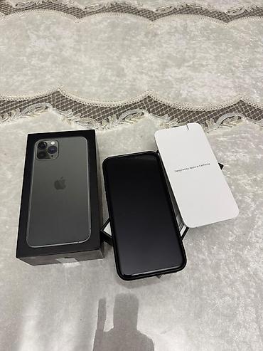 Apple iPhone: IPhone 11 Pro, 256 ГБ, Matte Midnight Green, Защитное стекло, Коробка, Чехол, 71 % — 2