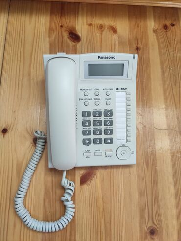 kontakt home telefonlar: Stasionar telefon Panasonic, Simli, İşlənmiş, Ünvandan götürmə