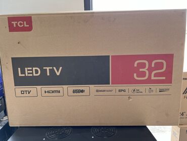 televızorlar: Yeni Televizor TCL Led 32" FHD (1920x1080), Ünvandan götürmə, Ödənişli çatdırılma, Rayonlara çatdırılma