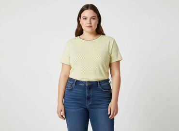 T-shirty: E-vie, T-shirt damski, rozmiar 4XL