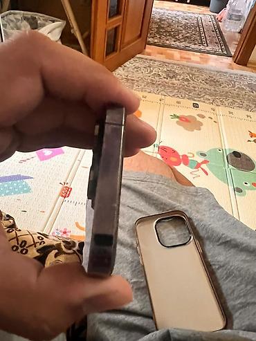 iphone cs max: IPhone 14 Pro, Б/у, 128 ГБ, Графит, Чехол, 78 % — 2