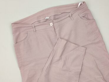 c a spodnie damskie duże rozmiary: Material trousers for women, size 3XL