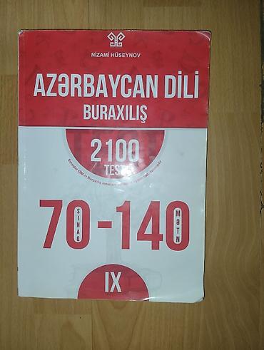 Testlər: Nizami Hüseynov – “Azərbaycan dili: Buraxılış” test toplusu. - 2100 — 1