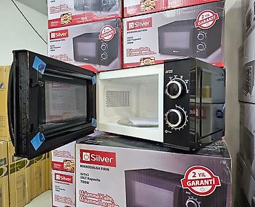 Mikrodalğalı sobalar: Mikrodalğalı soba Silver, Ayrıca dayanan, Mikrodalğalar ilə, rəng - Qara, Yeni — 6