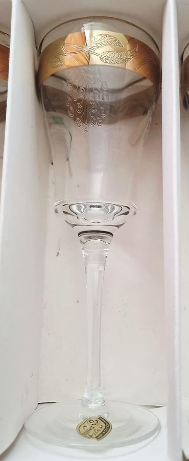 bohemia: Набор бокалов Bohemia Glass (Чехословакия), 6 штук в фирменной — 4