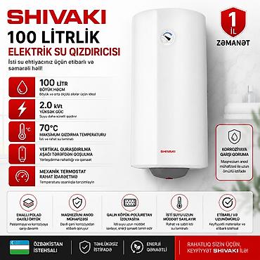 №: 15222 Məhsulun adı: Su qızdırıcısı Shivaki, boyler, yığıcı, 100 L lalafo.az -da №: 15222 Məhsulun adı: Su qızdırıcısı Shivaki, boyler, yığıcı, 100 L