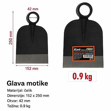 Baštenska motika 9364404-A Ručna baštenska motika za obradu zemlje i