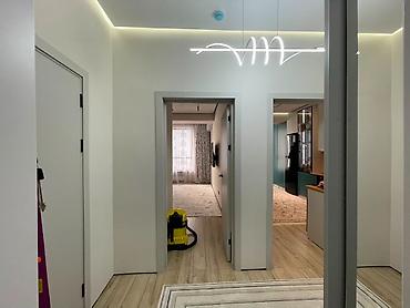 1 ком кв токмок: 1 комната, 46 м², Асанбай мкр 6 этаж, Дизайнерский ремонт — 3