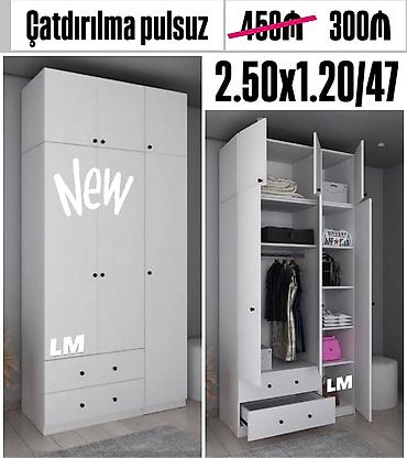 primus nədir: Yeni, 3 qapılı, Siyirməli, Ağ, Açılan, Düz dolab — 1