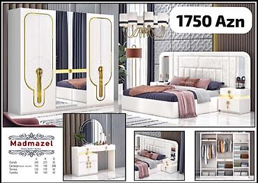 Yataq otağı dəstləri: İkinəfərlik çarpayı, Dolab, Termo, Tumba, Yeni — 27