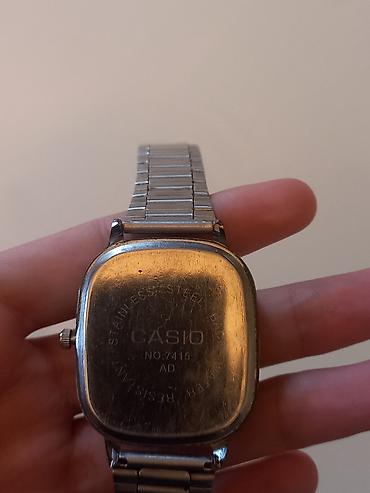 Личные вещи: Б/у, Наручные часы, Casio, цвет - Серебристый — 3
