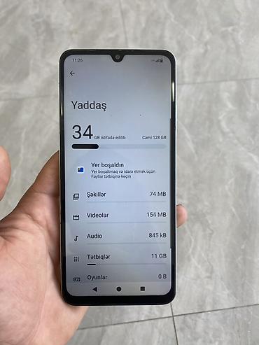 telefon tesla: Redmi A5, 128 GB, rəng - Yaşıl, Sensor — 5