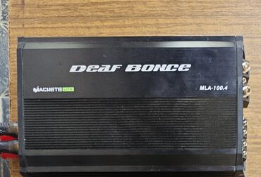 ariston aliram: Salam Deaf bonce səsgücləndirici 4 kanal 100 rms verir hər kanala çox