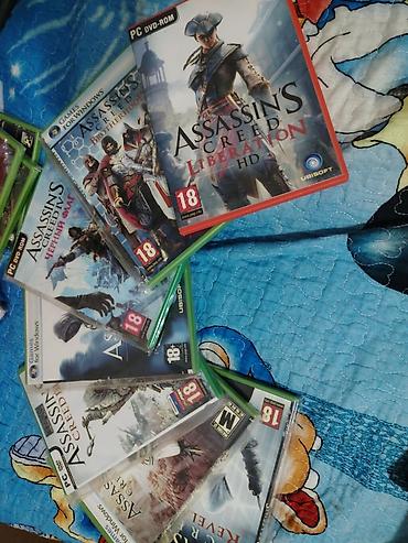 Oyun diskləri: PC üçün orijinal DVD oyun diskləri paketi Paketdə olan adlar: - — 24
