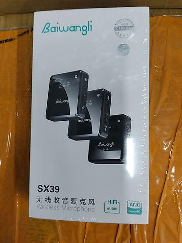 apple studio: Baiwangli SX39 — беспроводная петличная система 2.4 ГГц для записи — 1
