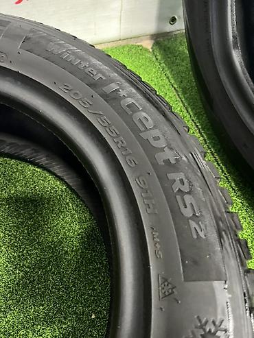 vossen diska: Шины 205 / 55 / R 16, Зима, Б/у, Пара, Легковые, Hankook — 4