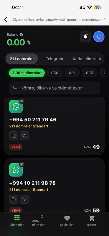 050 211: 211 seriyalı mobil nömrələr Şəkillərdə 211 seriyasına aid müxtəlif — 1