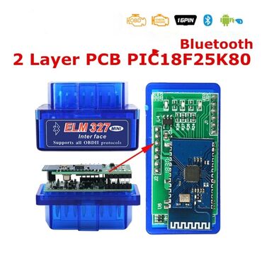 Инструменты для авто: Автомобильный Bluetooth OBD2 сканер ELM327 MINI Interface для