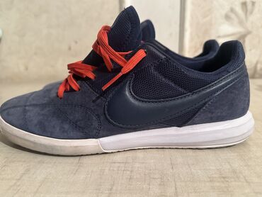 Бутсы: Nike Tiempo Premier 2 Sala IC футзалки в расцветке Blue / Dark Blue /