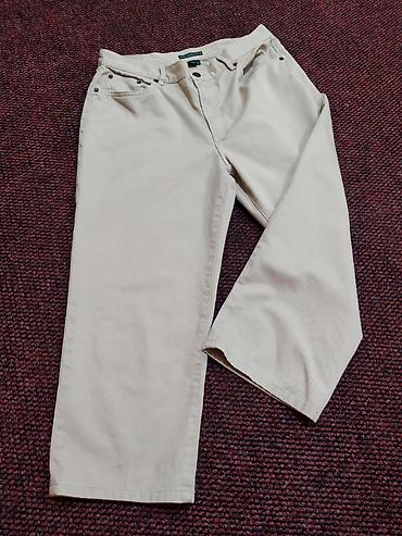 Pantalone: Ralph Lauren pamučne tri četvrt ženske pantalone Prelepe superiorne — 4