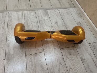 hover bohart: Özünü tarazlayan iki təkərli hoverboard (gyroskuter) - Rəng: qızılı -
