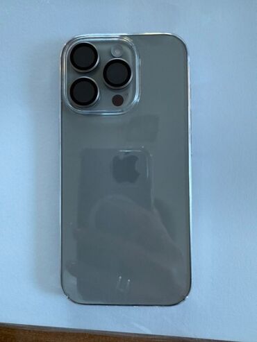 Apple iPhone: IPhone 16 Pro, Б/у, 256 ГБ, Natural Titanium, Защитное стекло, Чехол, Коробка, 100 %