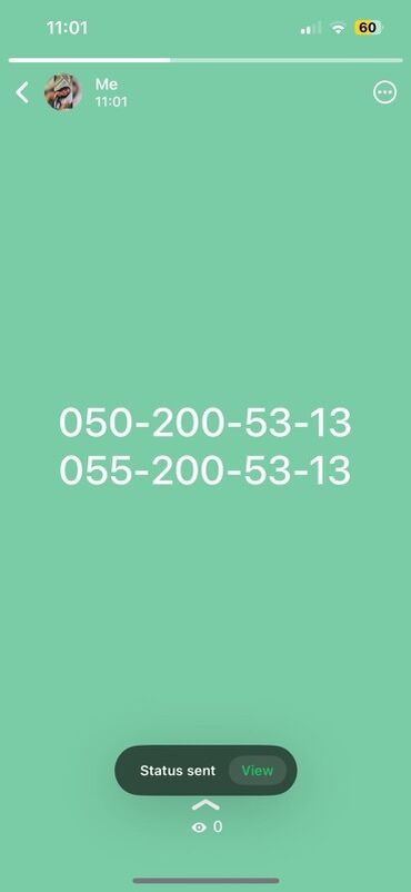 telefon nomrəsi: Bu məlumatda iki əlaqə nömrəsi göstərilmişdir: 050-200-53-13 və